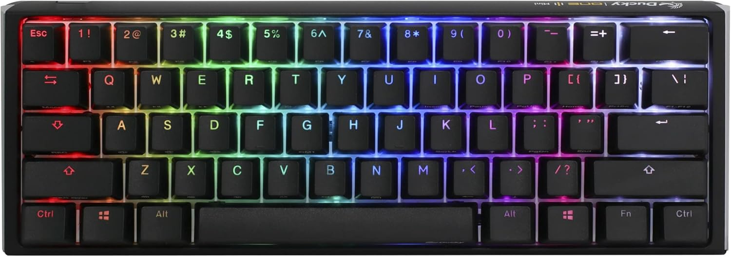 Ducky One 3 Classic Black/White Mini 60% Red Switches KB ENG Ducky One 3 Classic Black/White Mini 60% Red Switches KB ENG